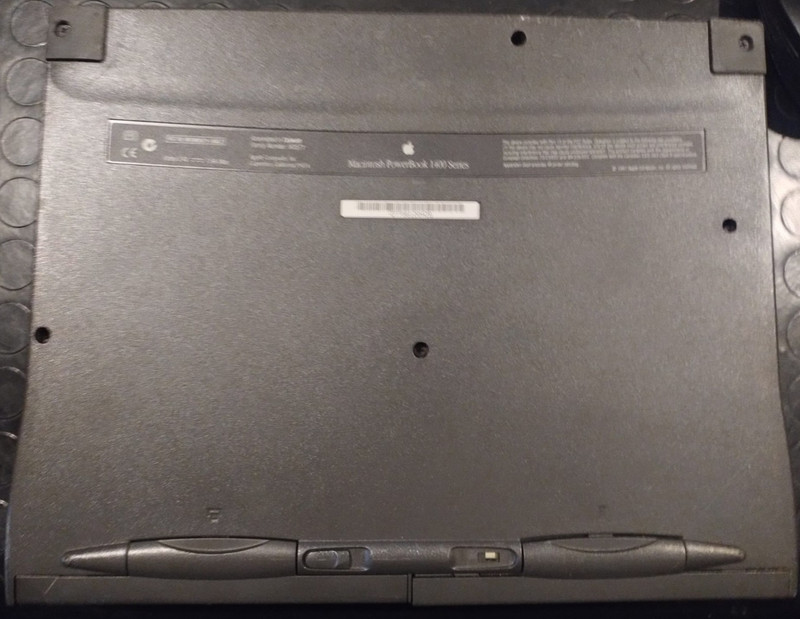 VINTAGE NOTEBOOK LAPTOP MACINTOSH APPLE POWERBOOK 1400 SERIES RARE HDD CPU MAC gallery