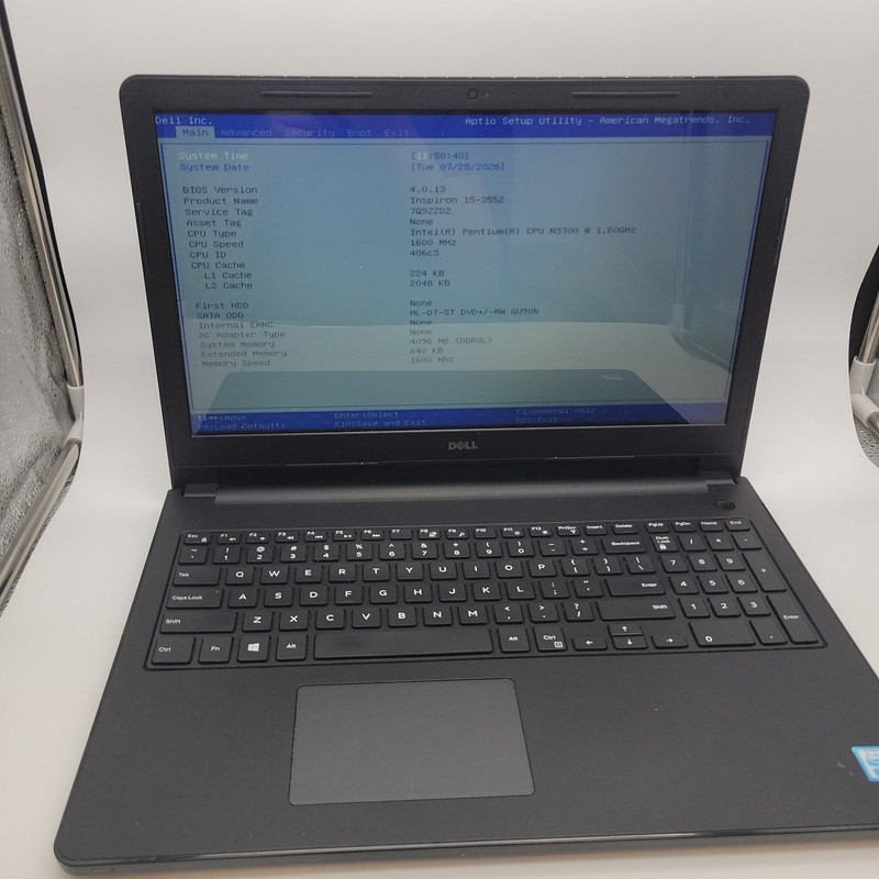 Dell Inspiron 15 3552 15.6" HD Laptop Intel 4GB No HDD Win10 Hom L189 gallery