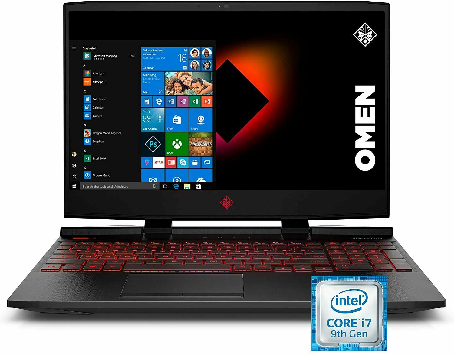 Gaming, Music Making Laptop with 40 Games, Geforce 2070, 32GB Ram, 512GB SSD gallery