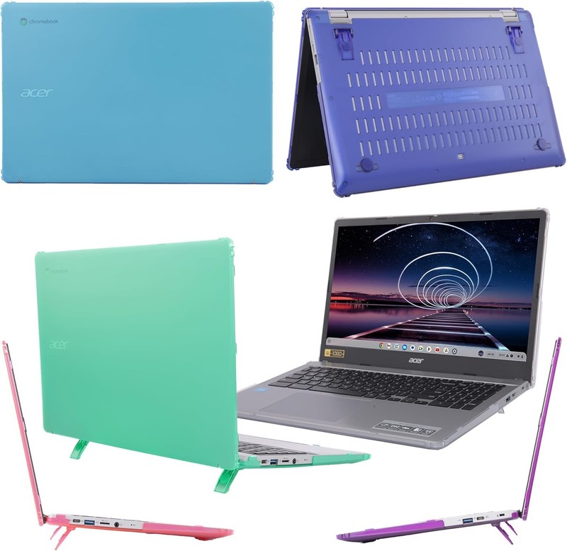 Custom Purple Laptop Case with Kickstand for 2023-2025 Acer Chromebook 315 gallery