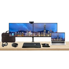 HP ProBook 440 G10 14″ i7, Bundle with 2 x EliteDisplay E24 24″ Monitors