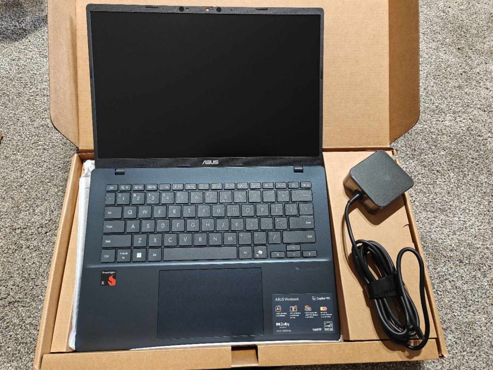ASUS Vivobook 14 14" FHD+ Laptop Copilot+ PC Snapdragon X 16GB RAM 512GB SSD gallery