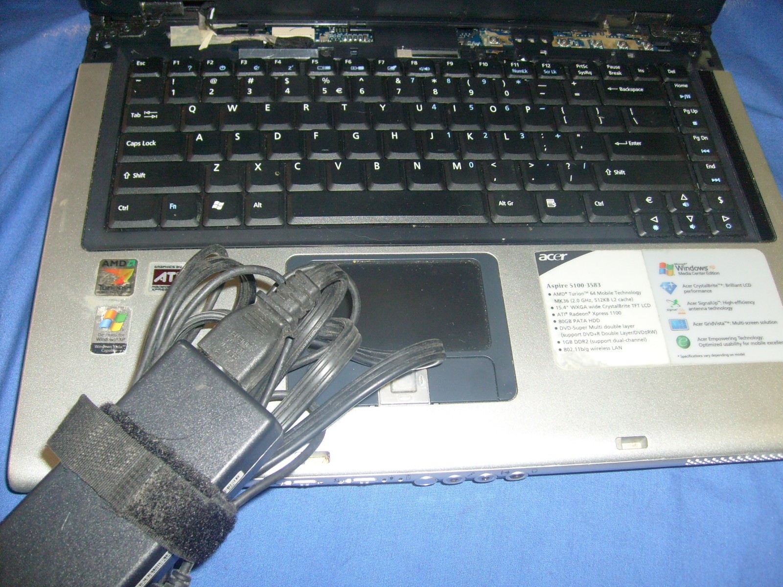 ACER ASPIRE 5100 BL51 LAPTOP Rough for Parts /g1 gallery
