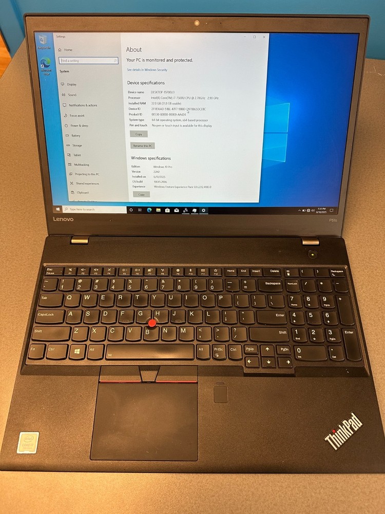 Lenovo ThinkPad P51s w/ Dock #5
