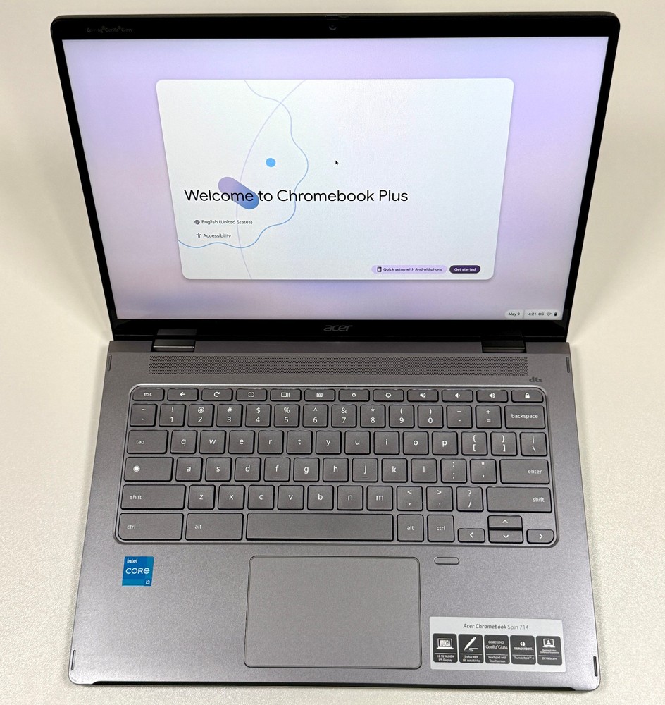 Acer Chromebook Spin 714 CP714-2WN-320J 14" 1.2GHz i3-1315U 8GB RAM 256GB SSD