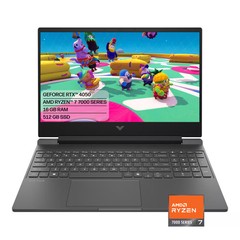 HP – Victus 15.6″ 144Hz Full HD Gaming Laptop – AMD Ryzen 7 7445HS (2023) – 1…