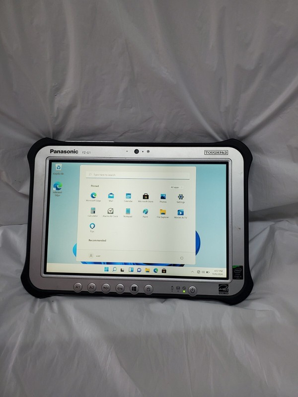 Panasonic Toughpad FZ-G1 Core i5 5300U 2.30GHz 8GB RAM 256GB SSD Win 11 Pro gallery
