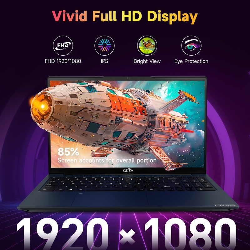 15.6'' IPS FHD Student Laptop 16GB RAM 1TB SSD AMD Ryzen 5 4 Cores Up to 3.7GHz gallery