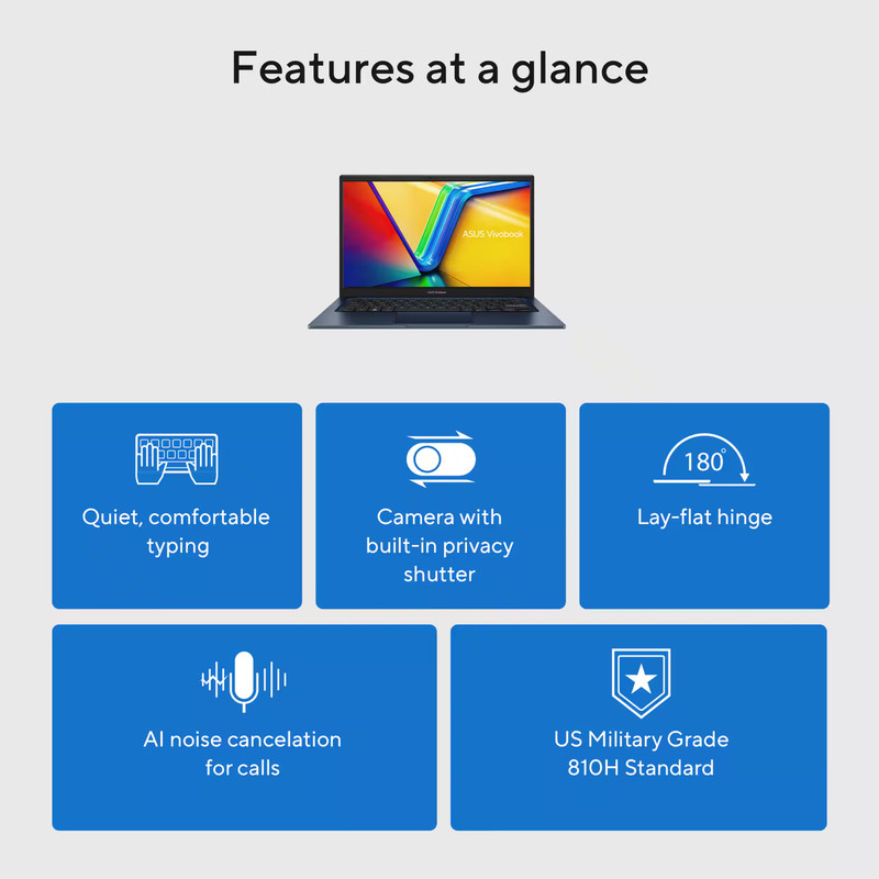 2026 ASUS Vivobook 14 Laptop MS Office 6-Core Intel i3 Upto 40GB RAM 2TB SSD Pro gallery