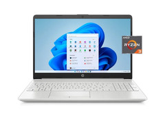 HP 15, AMD Ryzen 3 3250U, 4GB SDRAM, 1TB HDD + 128GB SSD, Natural Silver, Window