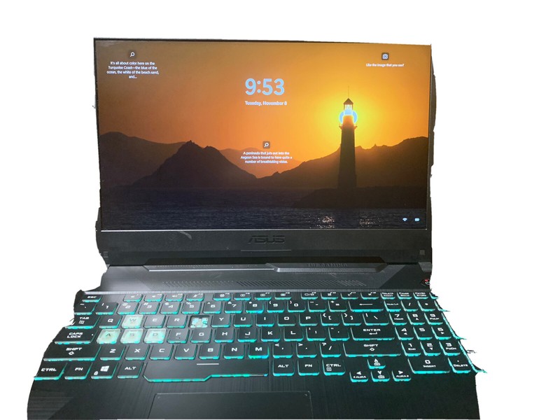 ASUS TUF Gaming A15 Laptop | T Key Missing, Used with Charging Cable, No Box gallery