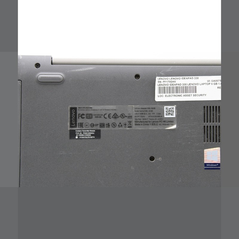 Lenovo IdeaPad 330 15.6in i5-8250U 8GB No OS, Drive, Power Cord gallery