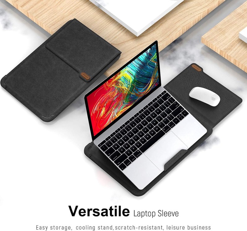 PU Leather Laptop Sleeve for Acer Aspire 5, Razer 15", HP Notebook 2020, 15.6 gallery