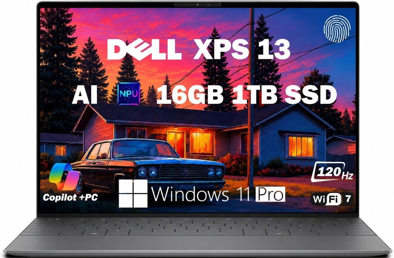 Dell XPS 13 9345 Business Laptop, Snapdragon X Elite, 16GB LPDDR5X RAM, 1TB SSD gallery