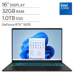 ASUS Vivobook V16 Laptop Core 7 240H 32GB 1TB SSD NVIDIA RTX 5070 16″ WUXGA W11