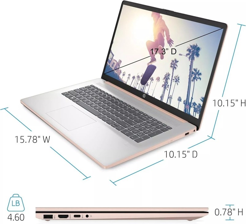 HP 17.3"Touchscreen Laptop computer 10-Core i7-1355U Win11Pro 16GB RAM 1TB SSD gallery