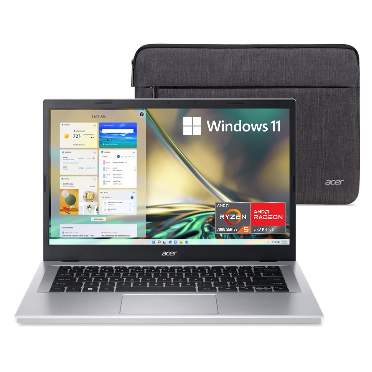 Acer Aspire 3 A315-24PT-R0UX 15.6" Touch Laptop R5 7520U 16GB LPDDR5 512GB SSD gallery