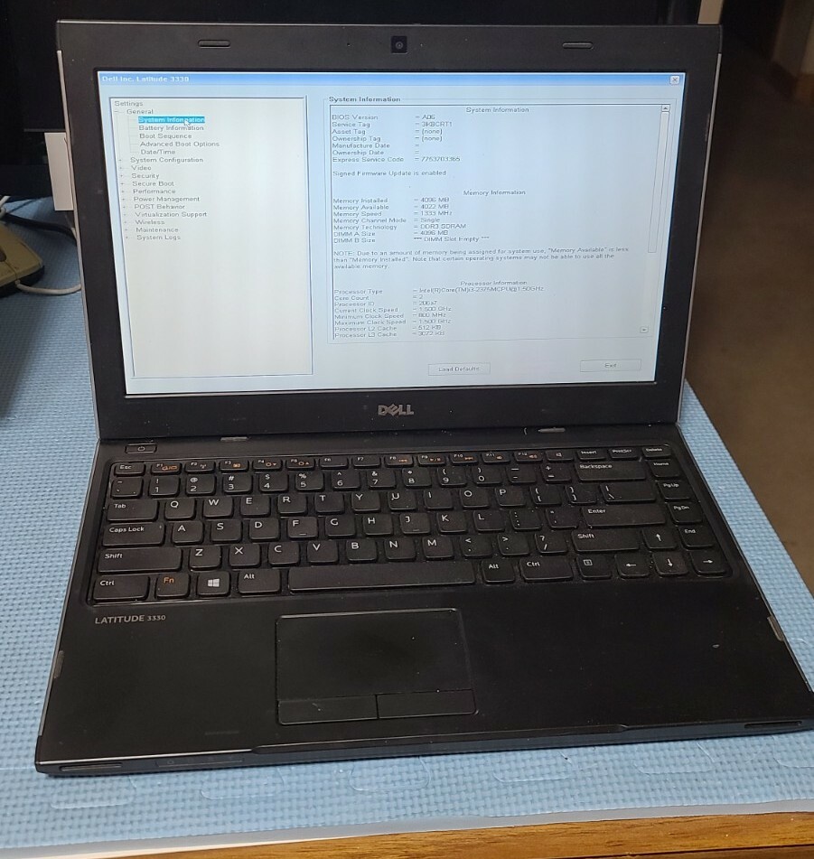 DELL LATITUDE 3330 LAPTOP NOTEBOOK FOR PARTS OR REPAIR - SEE BELOW gallery