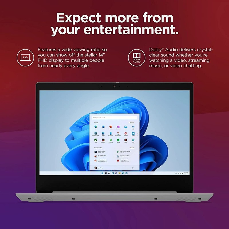 Lenovo Ideapad 3i Flagship 14'' FHD Laptop for Business and Students Essential gallery