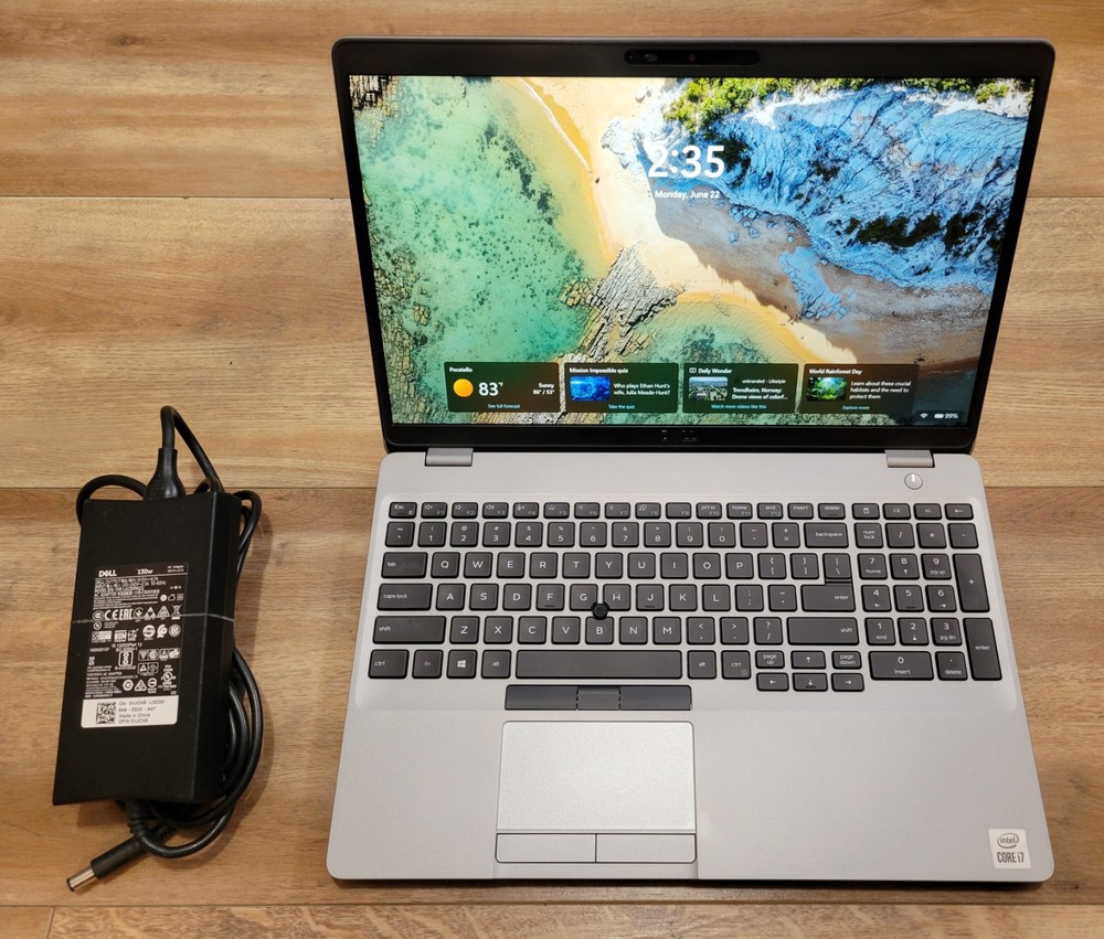 Dell Precision 15.6" 3551 Intel i7-10850H☆16GB RAM☆256GB SSD☆NVIDIA P620☆Win11