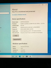 HP Pavilion DM4 2015dx Intel i3 for PARTS/Repair Works 6GB/600GB Windows 10