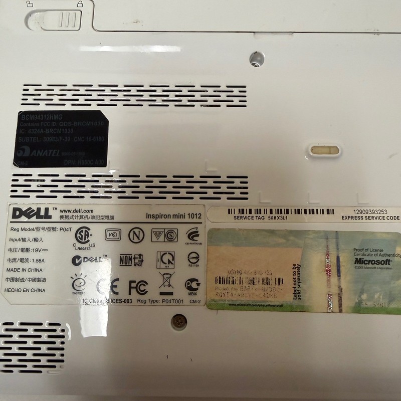 Dell Inspiron Mini 1012 Netbook 10.1 Intel Atom P04T Screen Parts Repair gallery