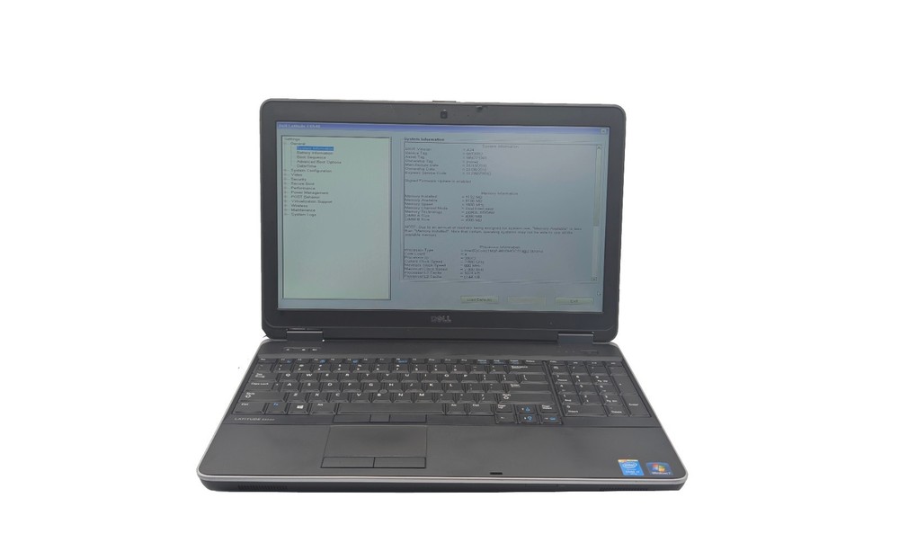 DELL LATITUDE E6540 15.6" FHD i7-4810MQ@2.80GHz 8GB RAM 256 GB SSD No OSx