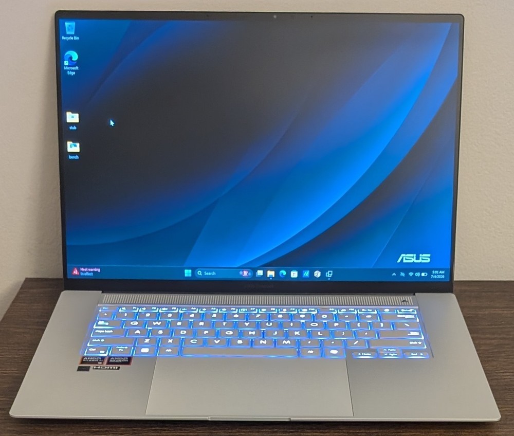 ASUS Zenbook S 16 3K 120Hz OLED Touch (Ryzen AI 9 365, 24GB RAM, 1TB SSD) White
