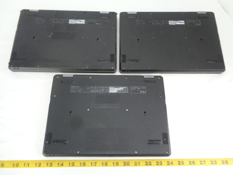 Lot of 3 Acer Chromebook Spin 11 Laptop Computers Touchscreen 2-in1 PARTS AS IS gallery