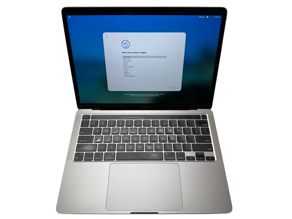 Apple 2020 MacBook Pro M1 13" 8GB RAM 256GB SSD + Charger - Excellent 165 Cycles