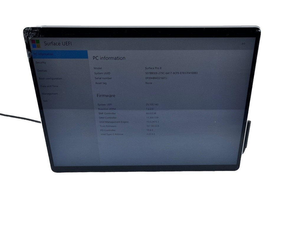 Microsoft Surface Pro 8 13" 3K i5-1145G7 @ 2.6GHz 16GB 512GB *Grade C*