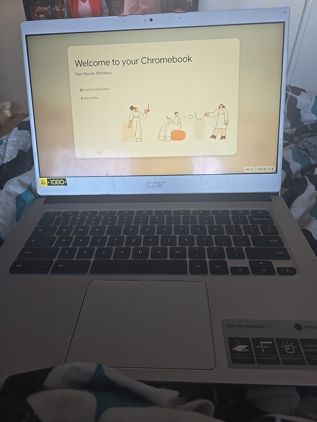 Acer Chromebook 514 Intel Celeron Used Factory Reset Laptop 14" Screen gallery