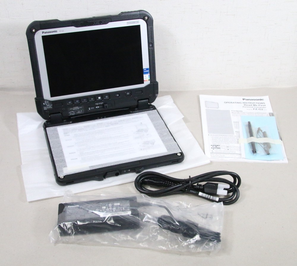 NOB Panasonic Toughbook FZ-G2 Intel i7-1270P 1TB 32GB w/ Keyboard + Card Reader