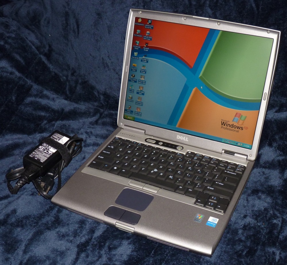 COMPLETE Dell Latitude D600 14" 1.40GHz/64GB SSD/1GB/Serial/Parallel/ATI GPU/XP