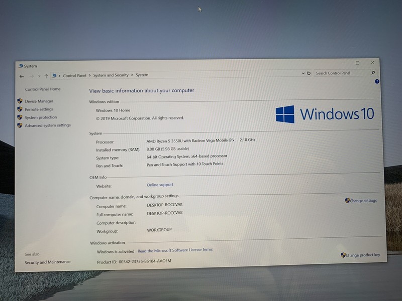 Microsoft Surface Laptop 3 w/Radeon Vega Mobile - 2.10 GHz / 8 GB / 128 GB SSD gallery