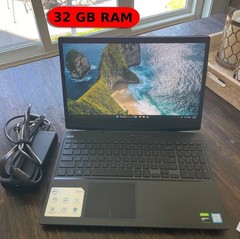Dell G3 3590 Gaming Laptop i5-9300H GTX 1660 Ti Max-Q 32 GB RAM 512 GB SSD