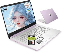HP 14″ Student Laptop Computer 16GB RAM 384GB Storage(128GB UFS+256GB SD Card)
