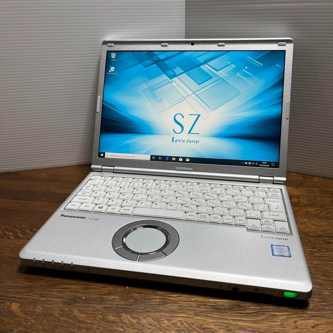 Panasonic Let's Note CF-SZ6Z16VS Core i7-7600U Memory 16GB SSD 512GB Japan gallery