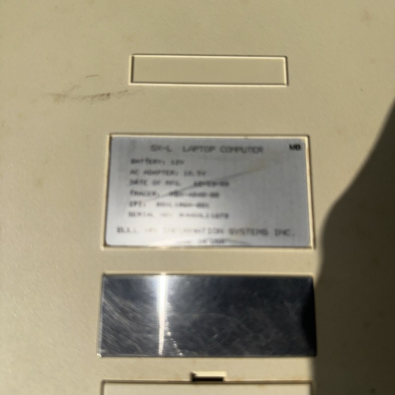 VINTAGE Honeywell Bull SX-L Laptop Parts Only Untested gallery