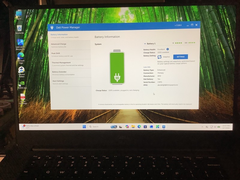 Dell XPS 9570 Gaming-GTX1050, i5-8300H, 16 GB - 256 NVMe+500 HDD Windows 11 Pro gallery