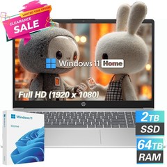 HP 15.6″ FHD Touch screen Laptop 4.50GHz AMD Ryzen 7 UpTo 64GB RAM 4TB SSD WIFI6