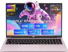 NIMO 15.6 IPS FHD Gaming Laptop AMD 8 Cores Ryzen 7 7735HS 32GB DDR5 RAM 1TB SSD