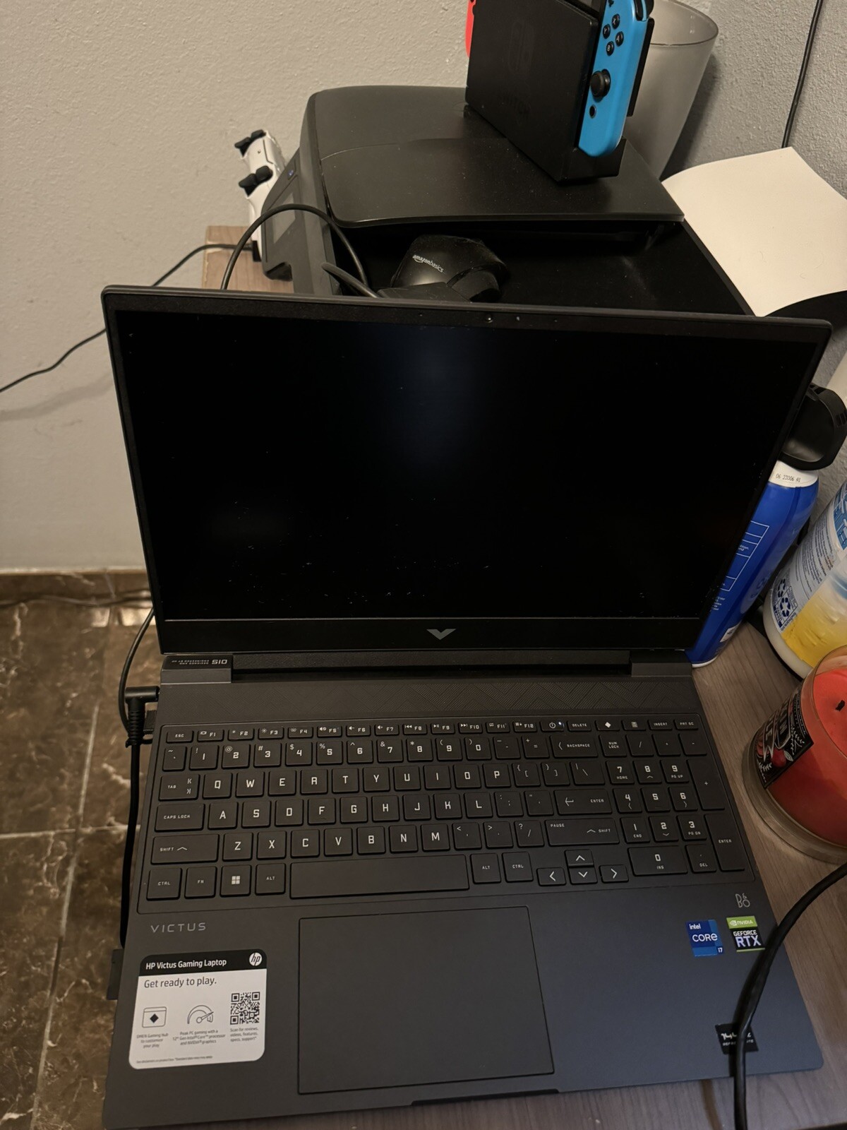 HP - Victus 15.6’” Gaming Laptop - Intel i7-12650H -NVIDIA GeForce RTX 3050 TI gallery