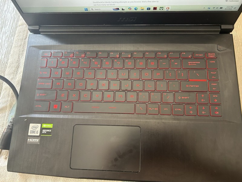 MSI GF63 Thin 11SC-693 15.6in FHD i5-11400H GTX 1650 8GB 256GB SSD gallery