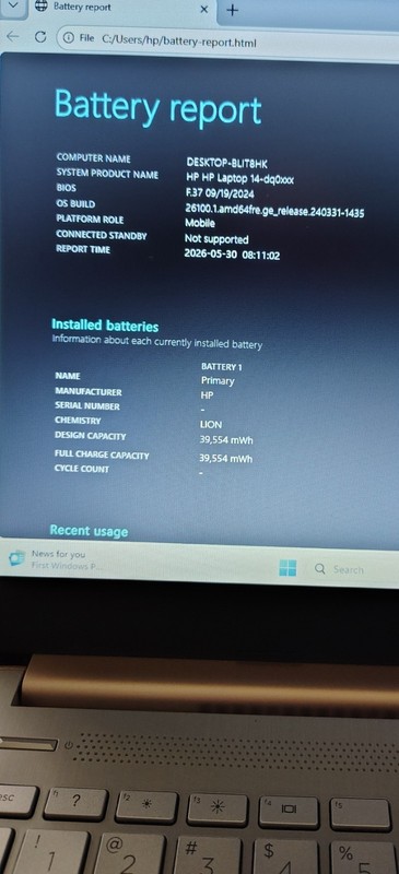 HP 14" Laptop Intel N4120 Quad 16GB RAM 128GB eMMC Windows 11 Home Rose Gold gallery