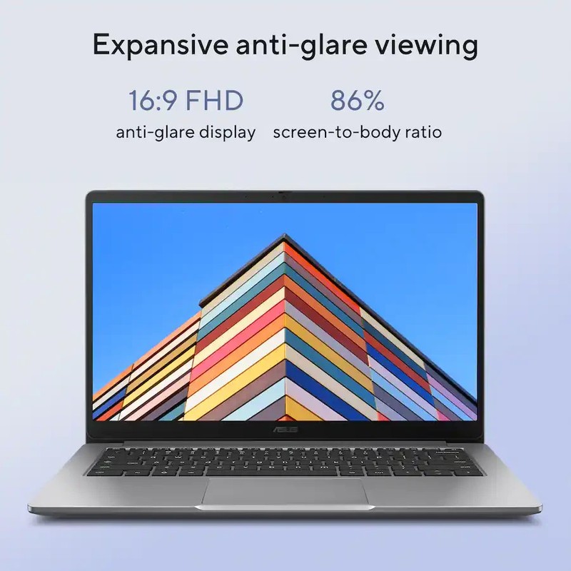 ASUS 14" Touch CX14 Chromebook Plus Laptop with Google AI Intel Core 3 256GB 8GB gallery