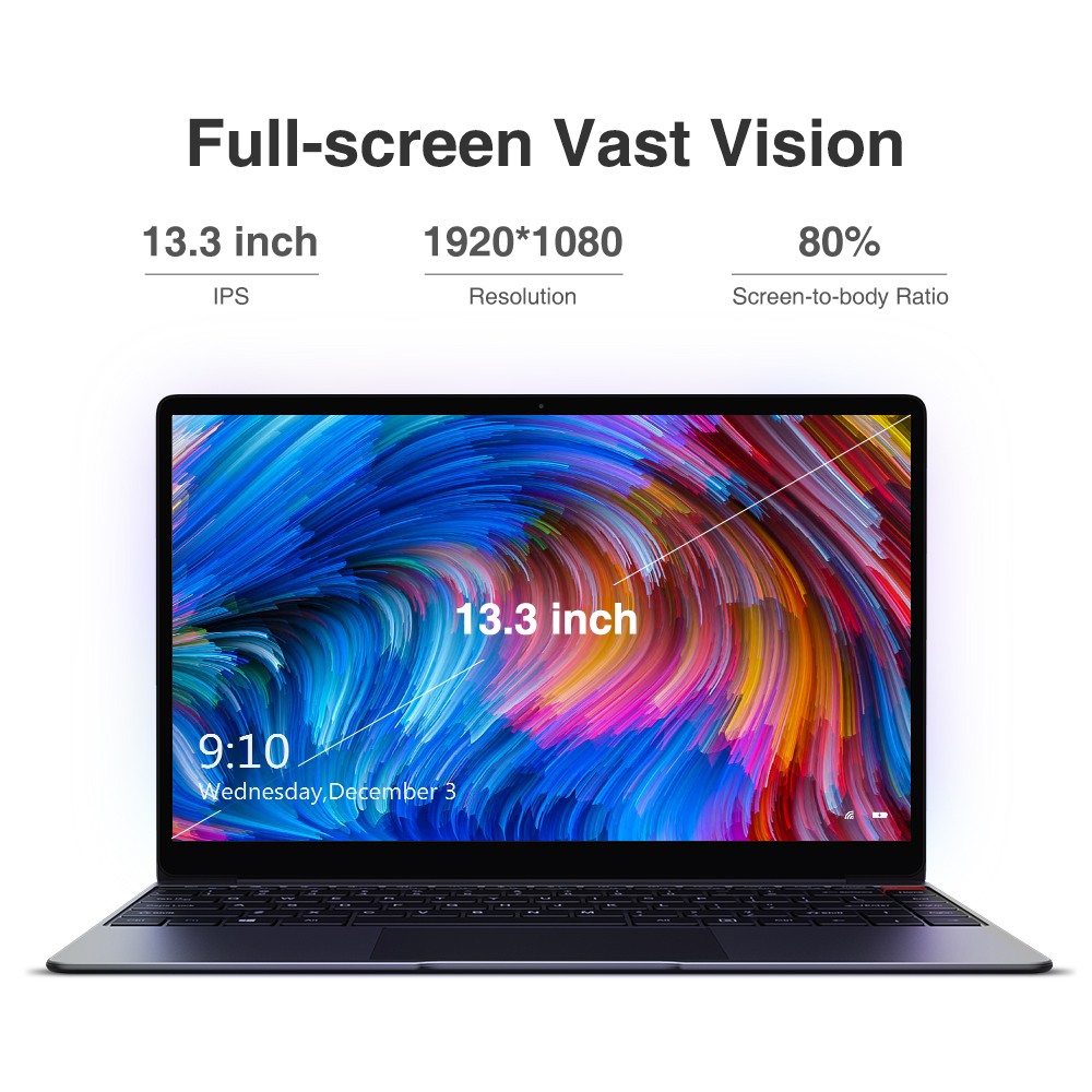 CHUWI AeroBook Laptop, 13.3'' IPS Glass, Intel Core, 8GB, 256GB SSD, Win 10 Home gallery