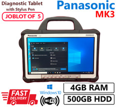JOBLOT OF 5 PANASONIC TOUGHBOOK CF-D1 MK3 i5-6300U 4GB 500GB HDD BATTERY CHARGER