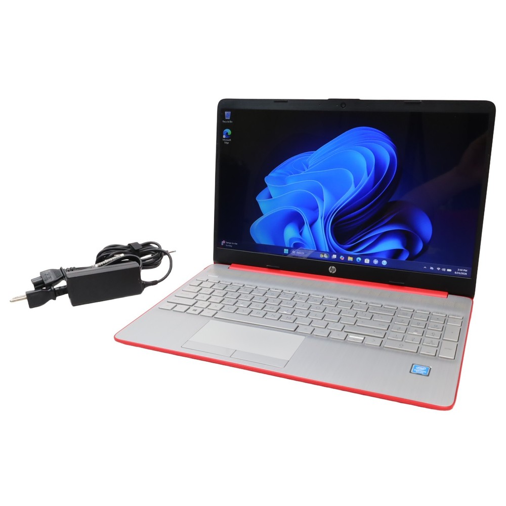 HP 15-DW0083WM Intel Pentium Silver N5000 1.10GHz 4GB RAM 128GB SSD 15.6" - Red