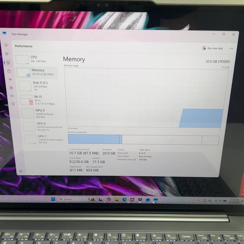 Lenovo Yoga Pro 9i PF9XB 16" OLED Core Ultra 9 185H 32GB RAM 1TB SSD RTX 4050 gallery